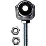 SUPPORTO X RULLO AVVOLGIBILI A SFERA REGOLABILE ZINCATO M10 D=MM 40