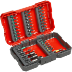 kwb Bit box per chiavi a percussione/impatto Set di punte da 37 pezzi con portapunte e buss.