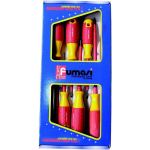 Set da 6 cacciaviti Fumasi viti tipo Phillips® e taglio giraviti isolati 1000 V IEC 60900