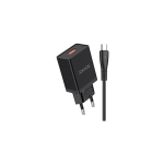 Caricabatterie USB type C ricarica rapida 5V/5A nero