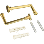 GANCIO PER TENDA 'ROMA' mm. 25  - pz 2 oro