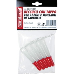 SARATOGA   BECCUCCI CON TAPPO X ADES/SIGILL. BLISTER 5 PZ.