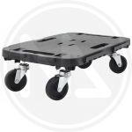 CARRELLO PEDANA PLASTICA con 4 RUOTE