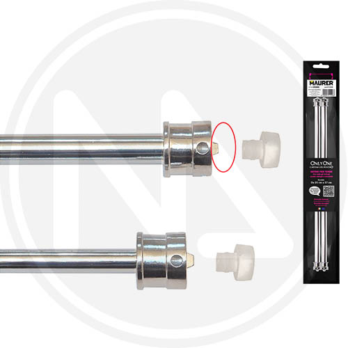 BRIS BRIS UNIVERSALI "IUTA CROMO" 63-110CM CF2PZ CANCANI+VENTOSE MAURER