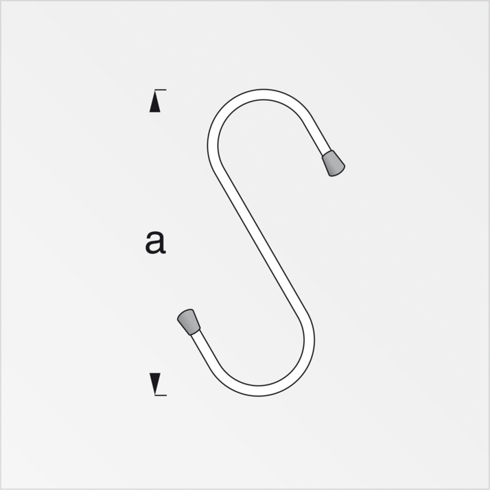 gancio acciaio tondo zincato