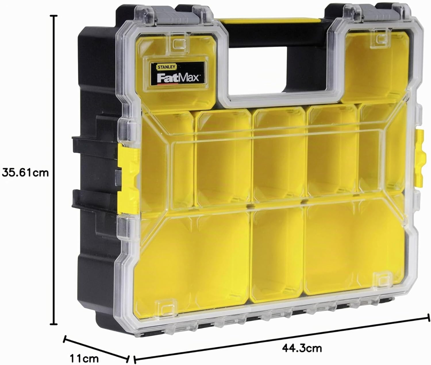 CASSETTA ORGANIZER PORTA MINUTERIA COMPONIBILE 'PRO' cm 44,6 x 11,6 x 35,7