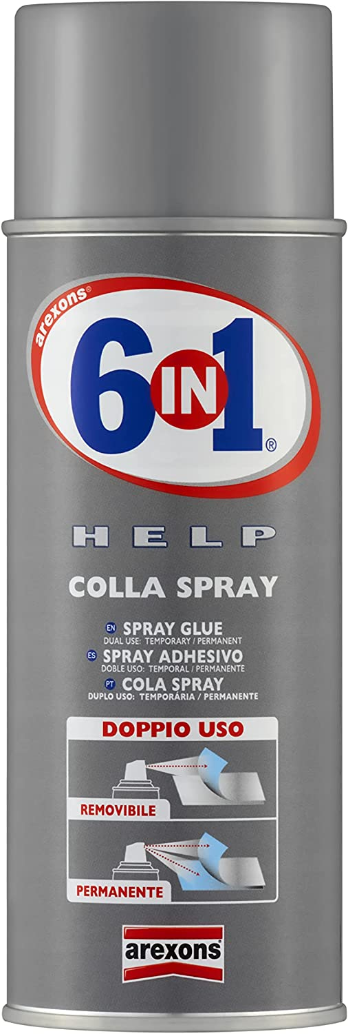 6IN1  HELP COLLA SPRAY DOPPIA  AZIONE   ML 400