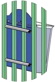 KIT 16- TRAVERSINI MM. 250 ALL. ANOD. SILVER