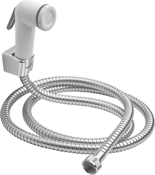 DOCCETTA A MANO BIANCA CON PULSANTE SHUT-OFF FLESSIB. 1,5MT MAURER AQUA