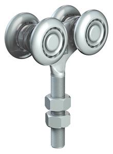 OMGE 53 CARRELLO A 4 RUOTE D 38 MM PORT 220 KG -FER99