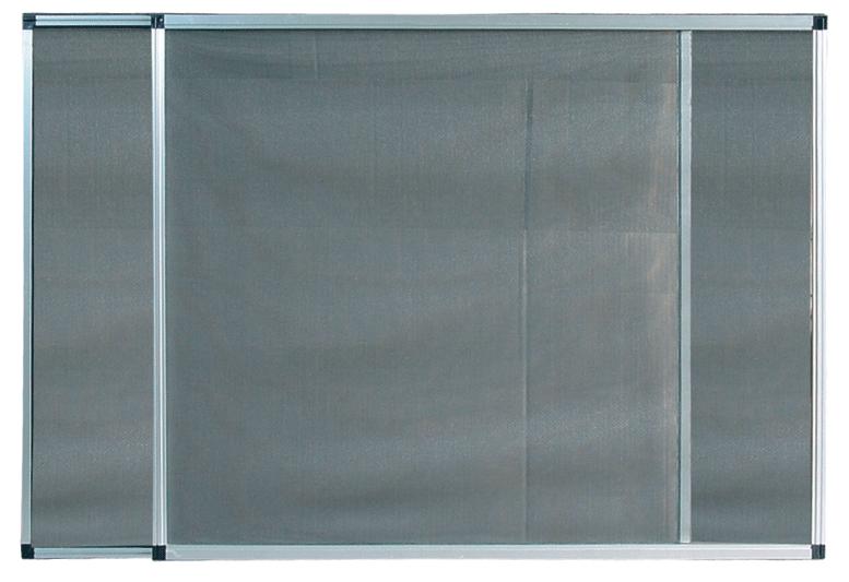 ZANZARIERA TELAIO ESTENSIBILE GRIGIO 75X100 UNIDIREZIONALE MAURER FIBRA