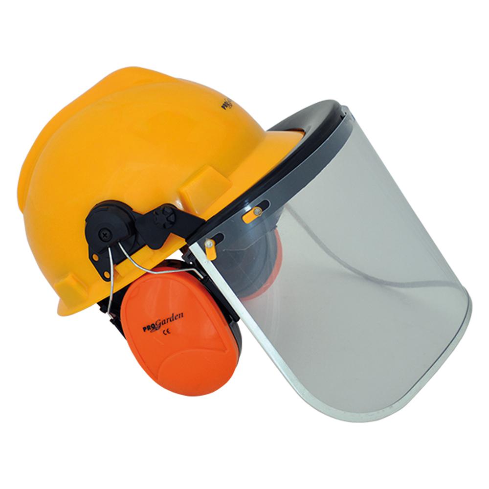 VISIERA CON SCHERMO A RETE E CUFFIE schermo in rete