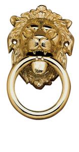 BATTENTE "LEONE C/ANELLO" OTT.LUCIDO MM.155