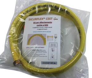 TUBO FLESSIBILE UNI15266 CM.300 F.F.1/2 X GPL/METANO