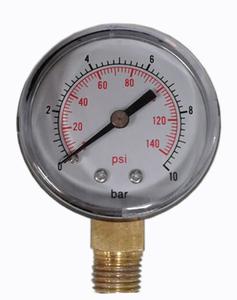 MANOMETRO RADIALE MM.50 1/4" PER AUTOCLAVE*