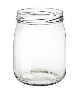 BARATTOLO IN VETRO CC.580 BOCCA 82 +CONAI VETRO (KG. 0.235) ( CF. 15 PZ.)