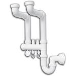 SIFONE LAVELLO 2 VIE "INVISIBILE"