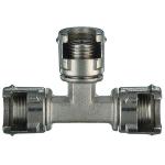 RACCORDO DI GIUNZIONE CON TRE DADI FRESATI '12/B' 1/4' -COM18