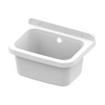 LAVATOIO RESINA A PARETE CM.39X39 CON SIFONE