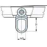 OMGE CARRELLO NYLON ART.903 C/2 RUOTE NYLON -FER89