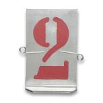 STAMPINI TRAFORATI 10 NUMERI MM. 80