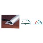 PROFILO TERMINALE FERMA MOQUETTE cm 67 - argento