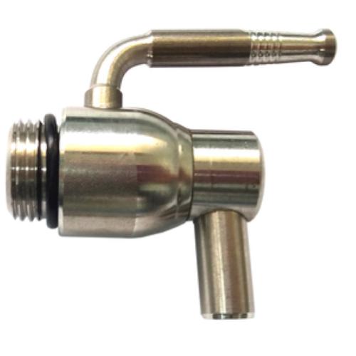 RUBINETTO INOX C/LEVA X CONTEN. OLIO GR.1/2 EX1746