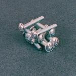 VITI PER POMOLI T.B.LARGA"COMBI" M4X25 ZINC.