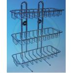 MENSOLA GRIGLIATA A 3 RIPIANI CROMO DFW0225S