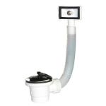 PILETTA PER LAV.INOX C/TP 1".1/2D.70**