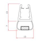 GUARNIZIONE X BOX DOCCIA MT.2 MOD.411