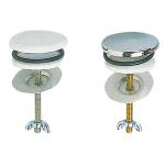 TAPPO COPRIFORO OTTONE BIANCO