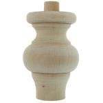 PIEDE LEGNO GREZZO ART.53009 MM.78X115