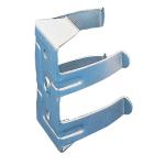 GANCIO ACC. ZINC. PER ZOCCOLO LEGNO*