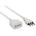 PROLUNGA LIN.ML.1  SEZ.3X0,75 10A BIANCA