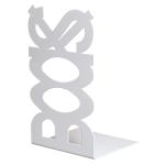 FERMALIBRO IN ACCIAIO MOD.BOOKS BIANCO