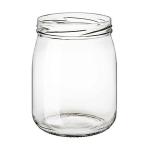 BARATTOLO IN VETRO CC.580 BOCCA 82 +CONAI VETRO (KG. 0.235) ( CF. 15 PZ.)