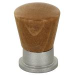 POMOLO CONICO LEGN/OT.745A MM.19 NOCE CHIARO*