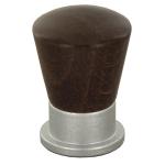 POMOLO CONICO LEGN/OT.745A MM.19 NOCE SCURO