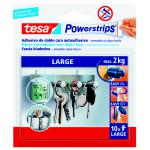 TESA POWERSTRIPS 10 STRISCE BIADESIVE