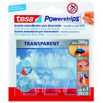 TESA POWERSTRIPS 5 GANCI AUTOAD.TRASPARENTE