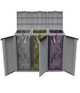 PATTUMIERA 3 ANTE CM.102X39X89 ECOLINE3 TERRY