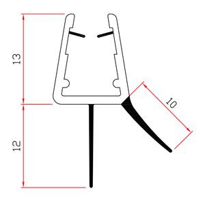 GUARNIZIONE X BOX DOCCIA MT.2 MOD.402