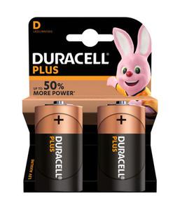 DURACELL PLUS (D) PILA ALCALINA TORCIA MN1300 PZ.2