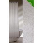 TENDA DOCCIA VINILE 240X200 MOSAICO BIANCO