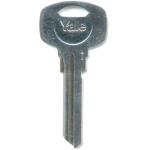 DUPLICAZIONE CHIAVE YALE 6P "01006" OTTONE NICHELATO lunghezza 31,35 mm