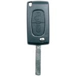 LAVORAZIONE GUSCIO CHIAVE AUTO CN003C-2BT-VB CITROEN-PEUGEOT KEYLINE