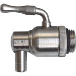 RUBINETTO CON GHIERA PER FUSTINO OLIO 30-50LT ACCIAIO INOX AISI304 (931)