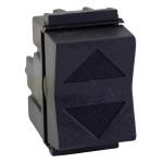 PULSANTE DOPPIO LIVING "STANDARD" 2NA-10A GRIGIO