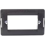 SUPPORTO INTERRUTTORI LIVING "STANDARD" A75 4T GRIGIO